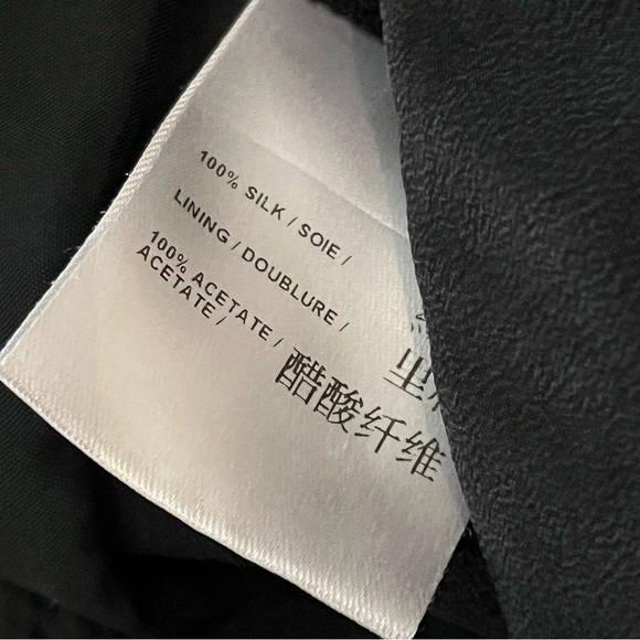 💯 Silk Judith & Charles Wide Leg Mid Rise Flowy Trousers - Picture 8 of 8